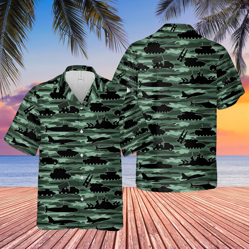 Us Army Equipment Hawaii Shirt