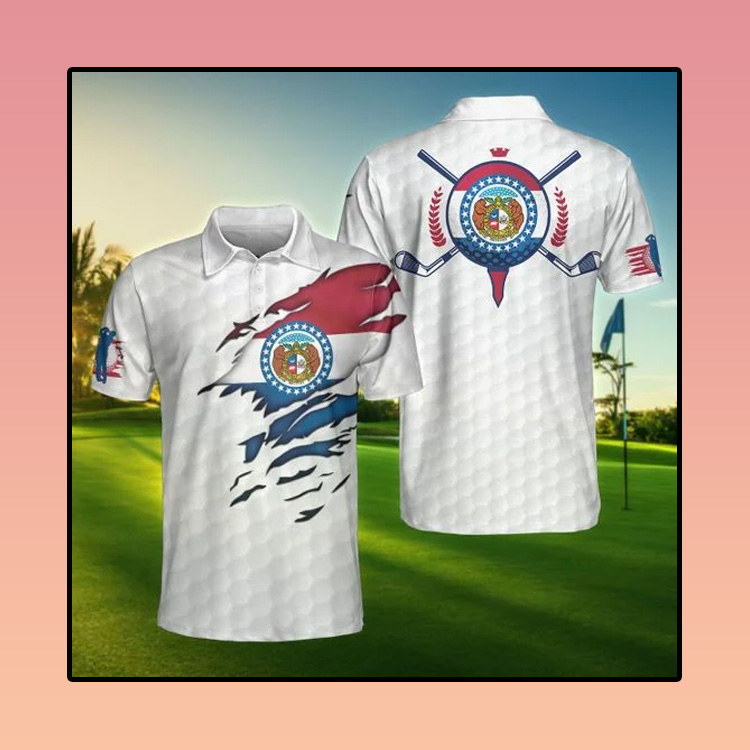 Missouri Flag Golfer Unisex Polo Shirt 4 Missouri-Flag-Golfer-Unisex-Polo-Shirt3