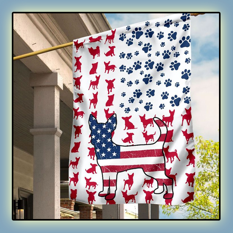 Chihuahua Amercian house flag and garden flag 3 Chihuahua Amercian house flag and garden flag3