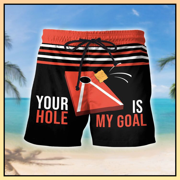 Your hole is my goal beach short pants