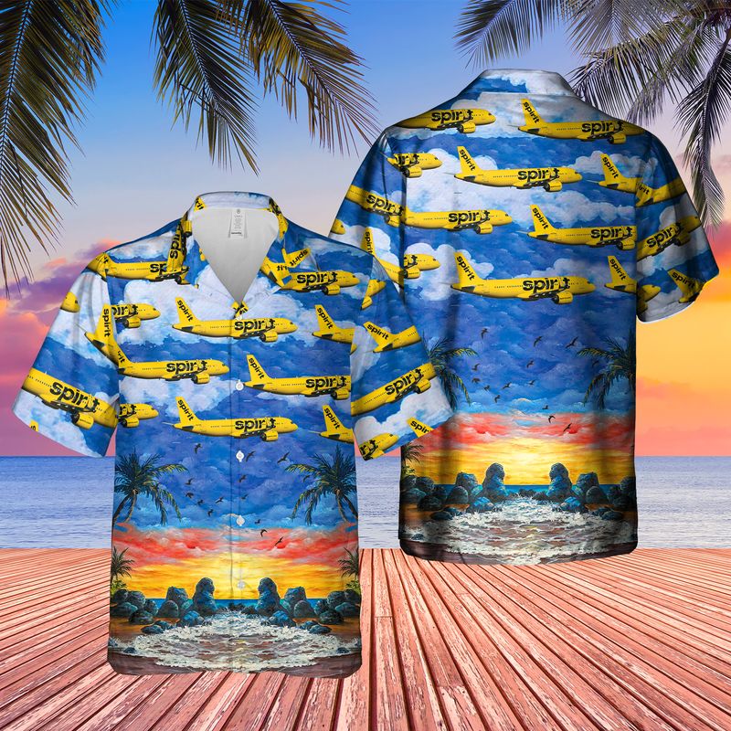 US Airlines 7 Airbus A320 271N Hawaiian Shirt