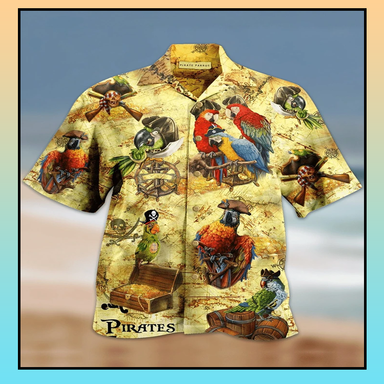Pirate Parrot hawaiian shirt - LIMITED EDITION 5 2 Pirate Parrot hawaiian shirt 2 1