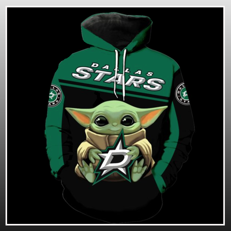 Dallas Cowboys stars baby yoda 3d over print hoodie 3 11.2