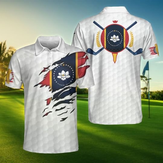 Mississippi-Flag-Golfer-Unisex-Polo-Shirt