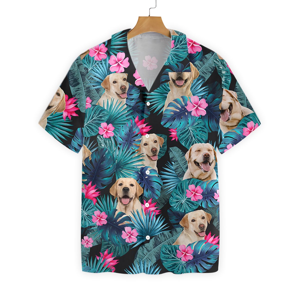 Tropical Labrador Hawaiian Shirt