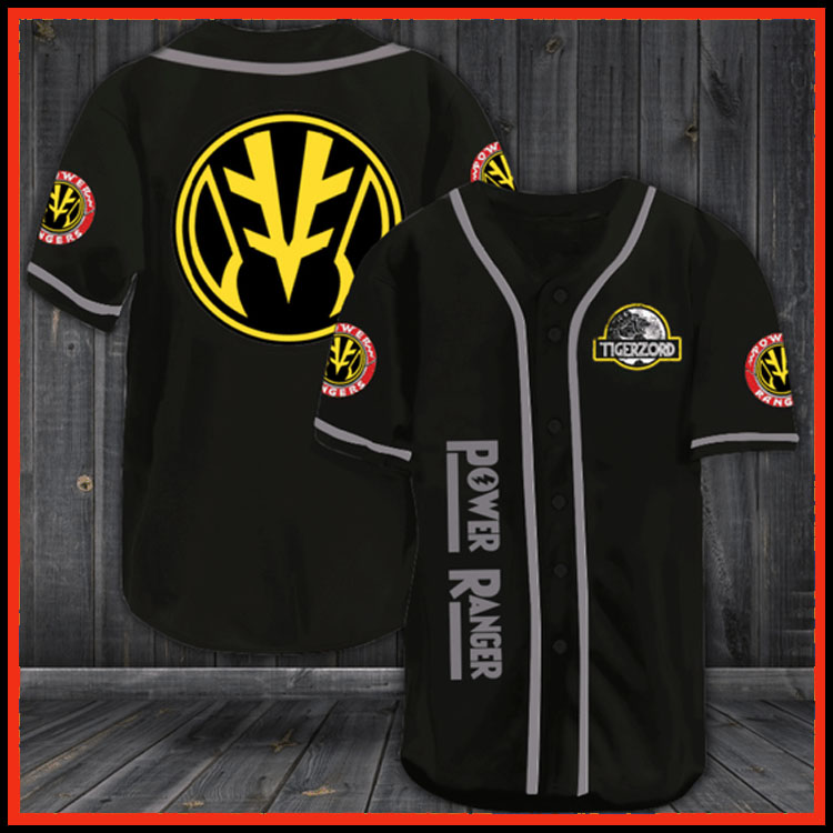 Power Ranger silver Jersey baseball shirt 3 Power-Ranger-silver-Jersey-baseball-shirt8