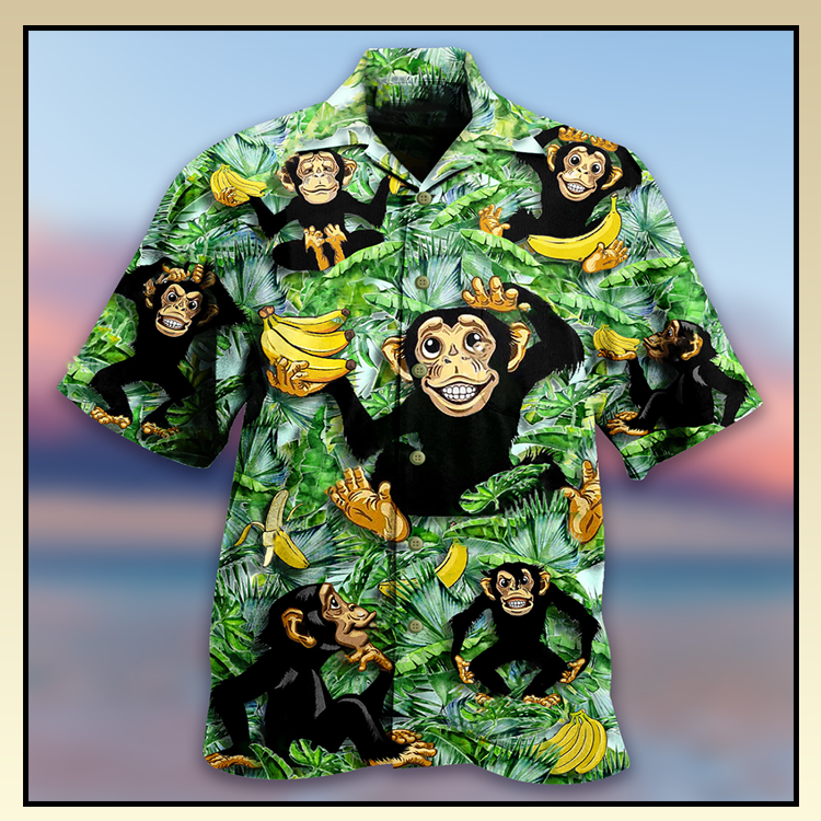 Monkey loves banana hawaiian shirt - LIMITED EDITION 3 12.2 6