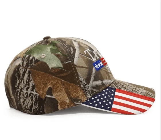 Donald Trump 2020 Hat Camo American Flag Embroidered Mossy Oak cap 2 Donald Trump 2020 Hat Camo American Flag Embroidered Mossy Oak cap1