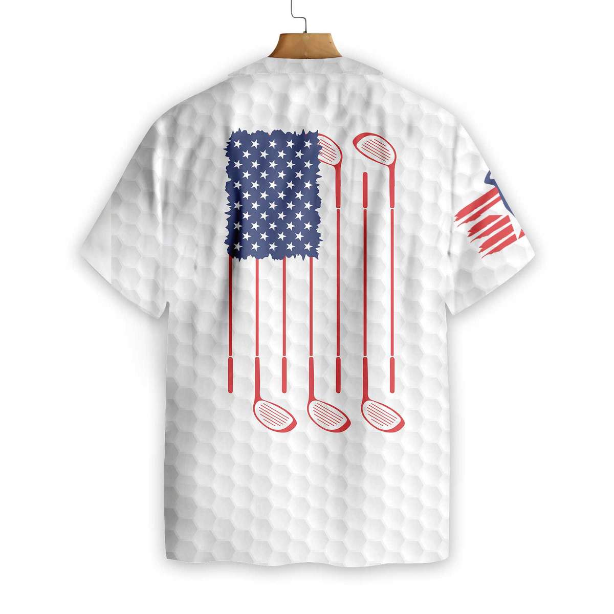Golf American Flag Hawaiian Shirt 4 Golf American Flag Hawaiian Shirt1