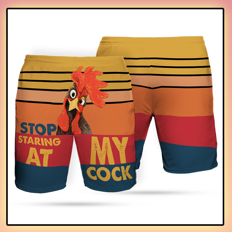 Stop Staring At My Cock Beach Short2