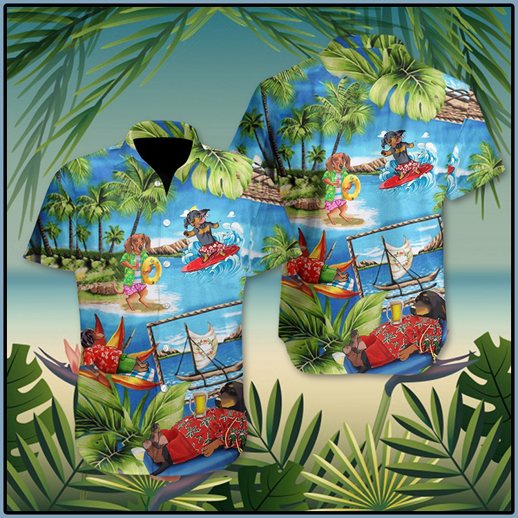 Dachshund American Summer Hawaii Shirt 4 Dachshund American Summer Hawaii Shirt