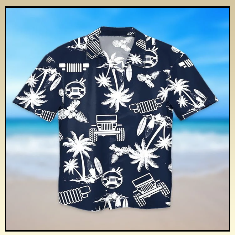 Navy palm hawaiian shirt and short - LIMITED EDITION 3 4 Navy palm hawaiian shirt and short 1 1