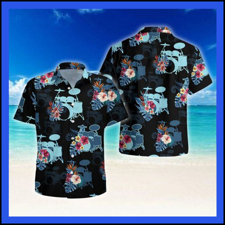Drum tropical hawaiian shirt8