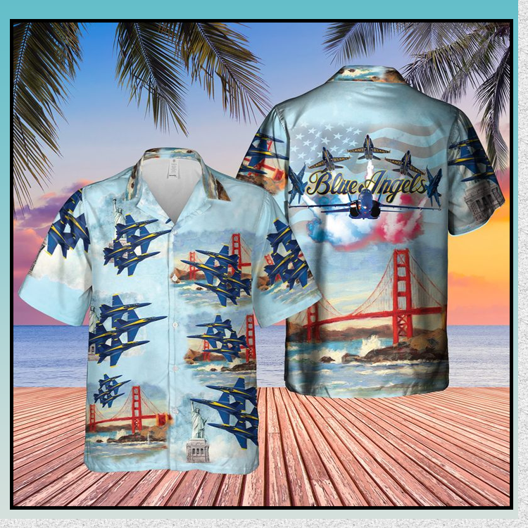 Blue Angels USN 4th of July Air Show Hawaiian Shirt - LIMITED EDITION 2 2 Blue Angels USN 4th of July Air Show Hawaiian Shirt 4
