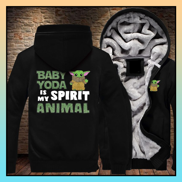 Baby Yoda is my spirit animal 3d fleece hoodie – LIMITED EDITION 5 12 Baby Yoda is my spirit animal 3d fleece hoodie 1