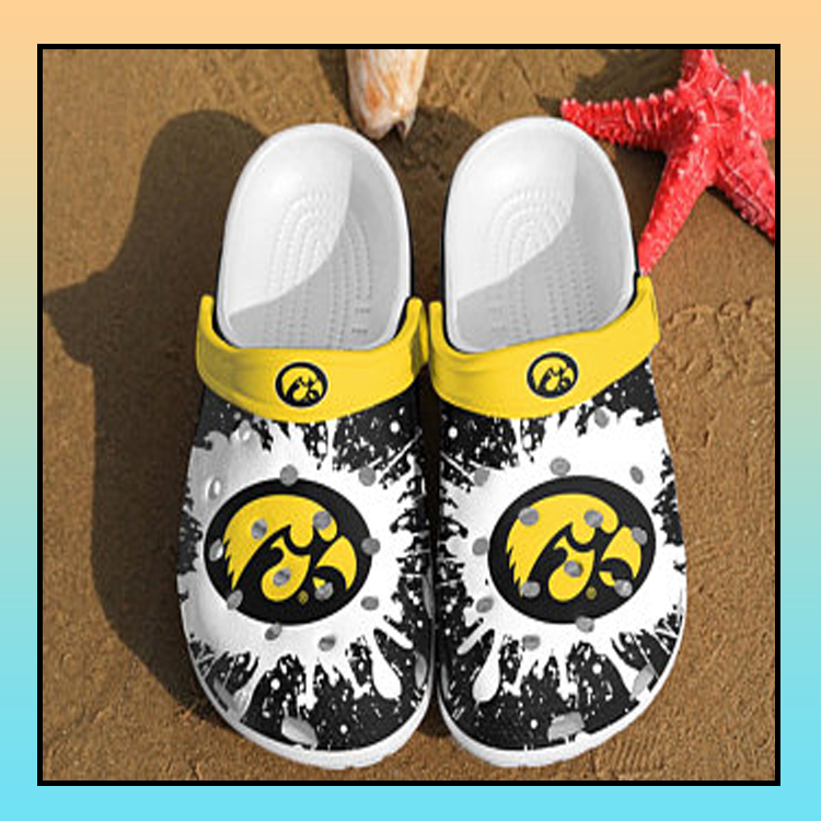 Iowa Hawkeyes Croc shoes Crocband Clog - LIMITED EDITION 3 7 Iowa Hawkeyes Croc shoes Crocband Clog 1