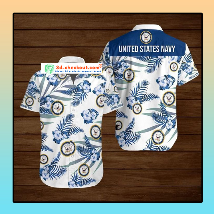 United States Navy Hawaiian Shirt 2 United States Navy Hawaiian Shirt 1