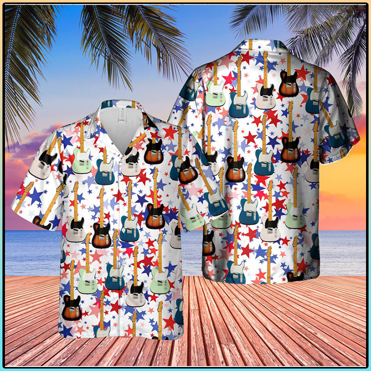 Fender Telecaster Hawaiian Shirt 3 Fender Telecaster Hawaiian Shirt1
