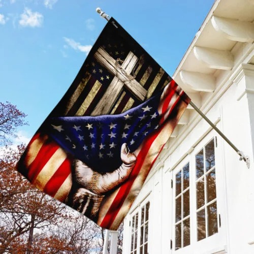 Christian Cross American Flag 5 Christian Cross American Flag2