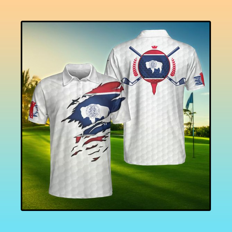 Wyoming Flag Golfer Unisex Polo Shirt 2 Wyoming-Flag-Golfer-Unisex-Polo-Shirt1