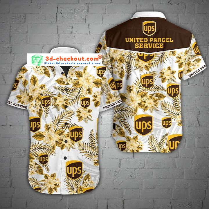 United parcel service tropical hawaiian shirt 3 United parcel service tropical hawaiian shirt