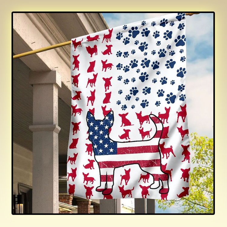 Chihuahua Amercian house flag and garden flag 4 Chihuahua Amercian house flag and garden flag2