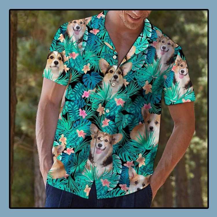 Corgi Tropical Hawaiian Shirt 2 Corgi-Tropical-Hawaiian-Shirt1