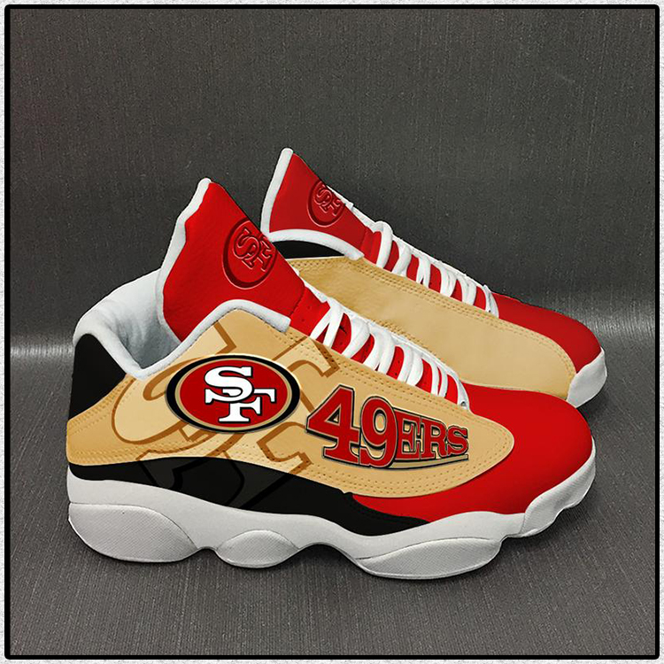 San Francisco 49ers Air Jordan 13 Sneaker 5 San Francisco 49ers form AIR Jordan Sneakers Football Team Sneakers7