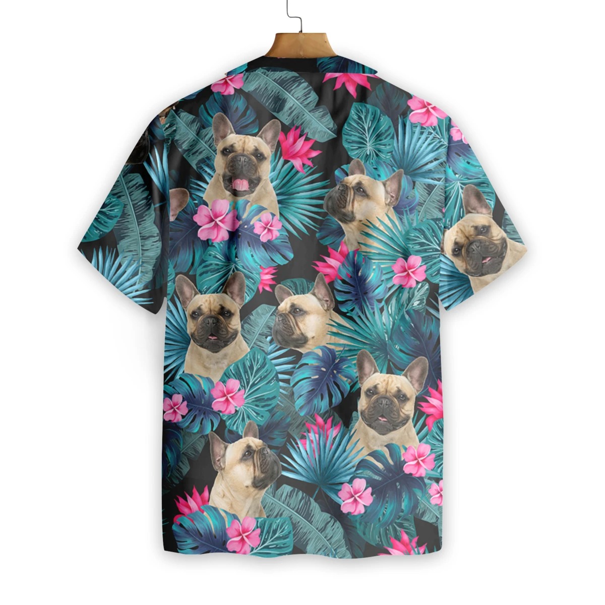 Tropical French Bulldog Hawaiian Shirt 2 Tropical French Bulldog Hawaiian Shirt5