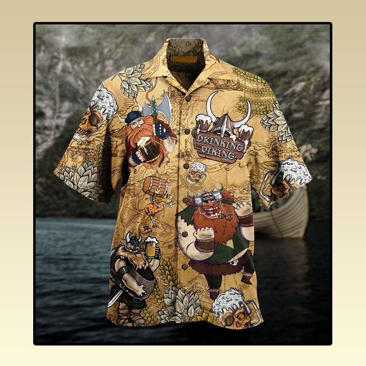 Viking drinking beer Hawaiian shirt 5 Viking drinking beer Hawaiian shirt2