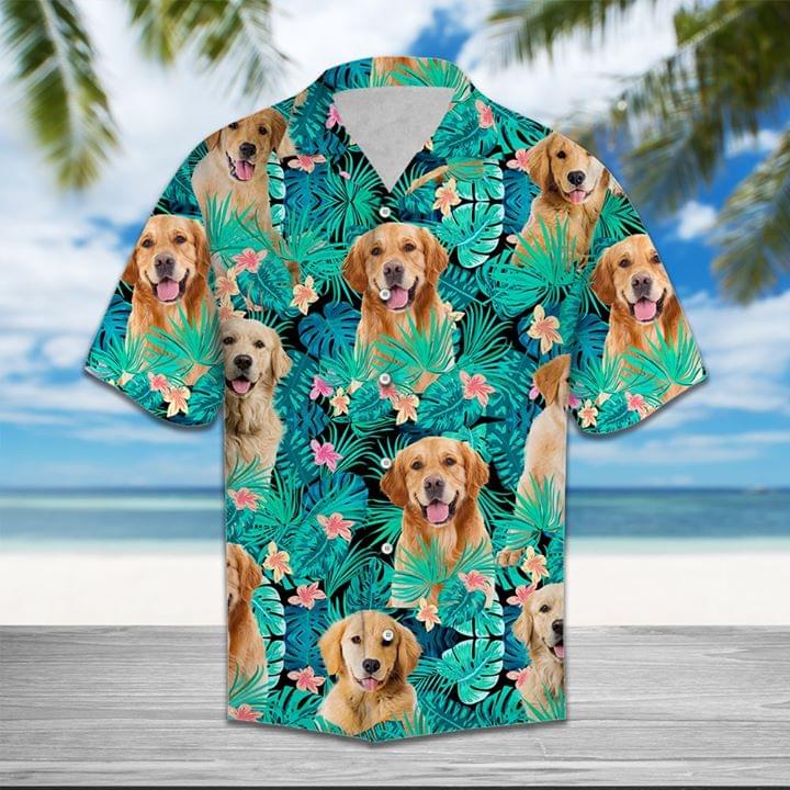 Golden-Retriever-Haiiwan-Shirt