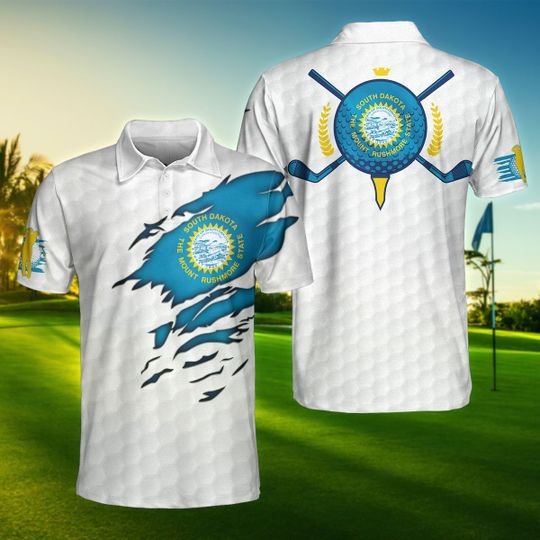 South Dakota Flag Golfer Unisex Polo Shirt 11 South-Dakota-Flag-Golfer-Unisex-Polo-Shirt