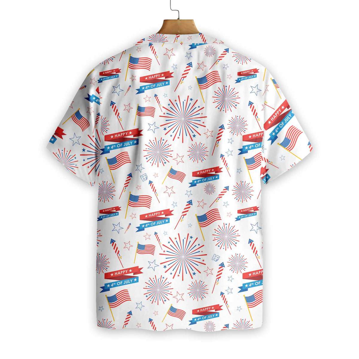 4th Of July US Firework American Flag Hawaiian Shirt - LIMITED EDITION 3 13.2 1