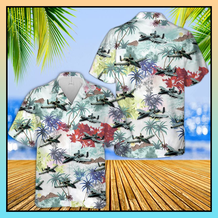 United States Air Force Fairchild Republic A-10 Thunderbolt II Hawaiian Shirt and Shorts - LIMITED EDITITON 7 6 United States Air Force Fairchild Republic A 10 Thunderbolt II Hawaiian Shirt Shorts2