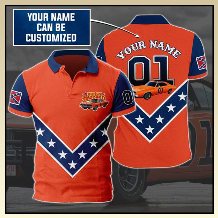 Dukes of hazzard custom name polo shirt 4 Dukes of hazzard custom name polo shirt 1