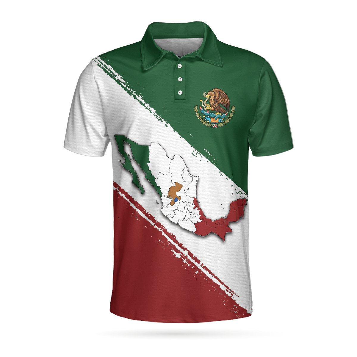 9 Mexico For Golf Unisex Polo Shirt 1