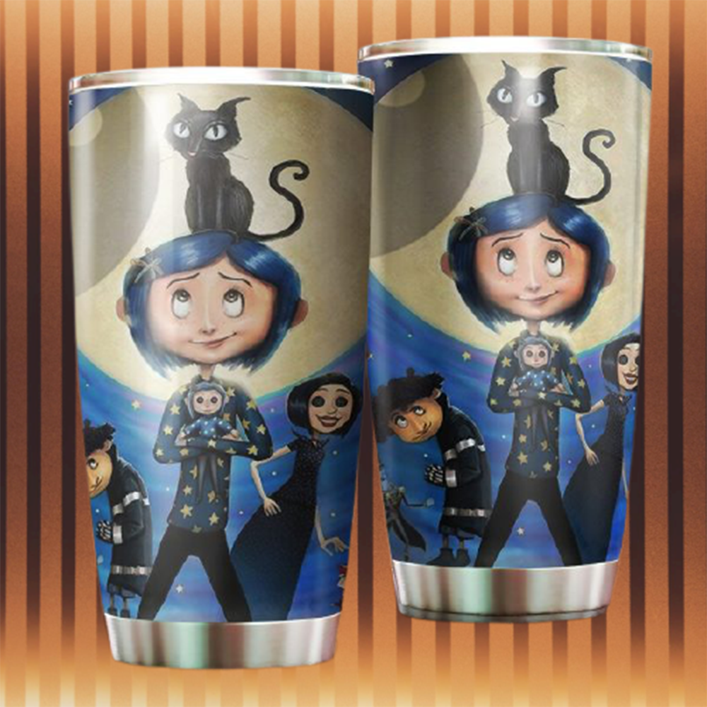 Coraline 3D Custom – Tumbler Cup 3 CORALINE 3D Custom – TUMBLER CUP2