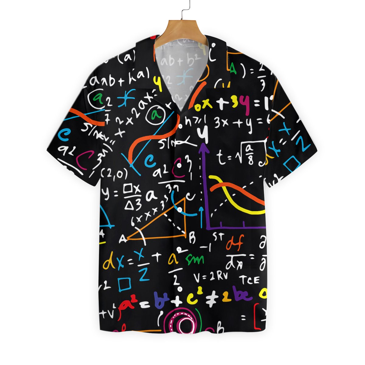 7 Math Teacher Seamless Pattern Hawaiian Shirt 1