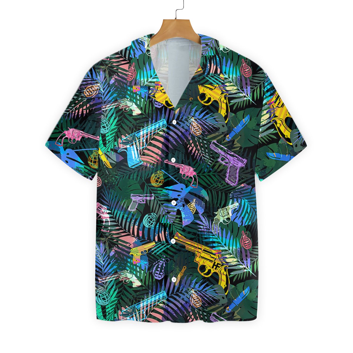 Tropical Gun Hawaiian Shirt