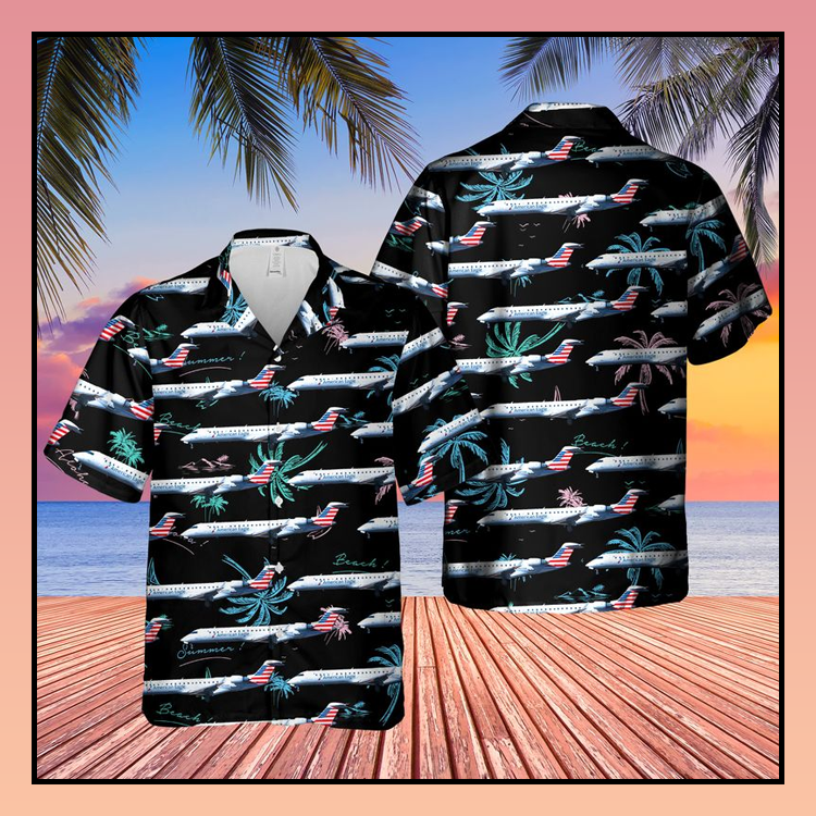 American Eagle Bombardier CRJ-701ER or CL-600-2C10 Hawaiian Shirt – LIMITED EDITION 4 23 American Eagle Bombardier CRJ 701ER CL 600 2C10 Hawaiian Shirt 2