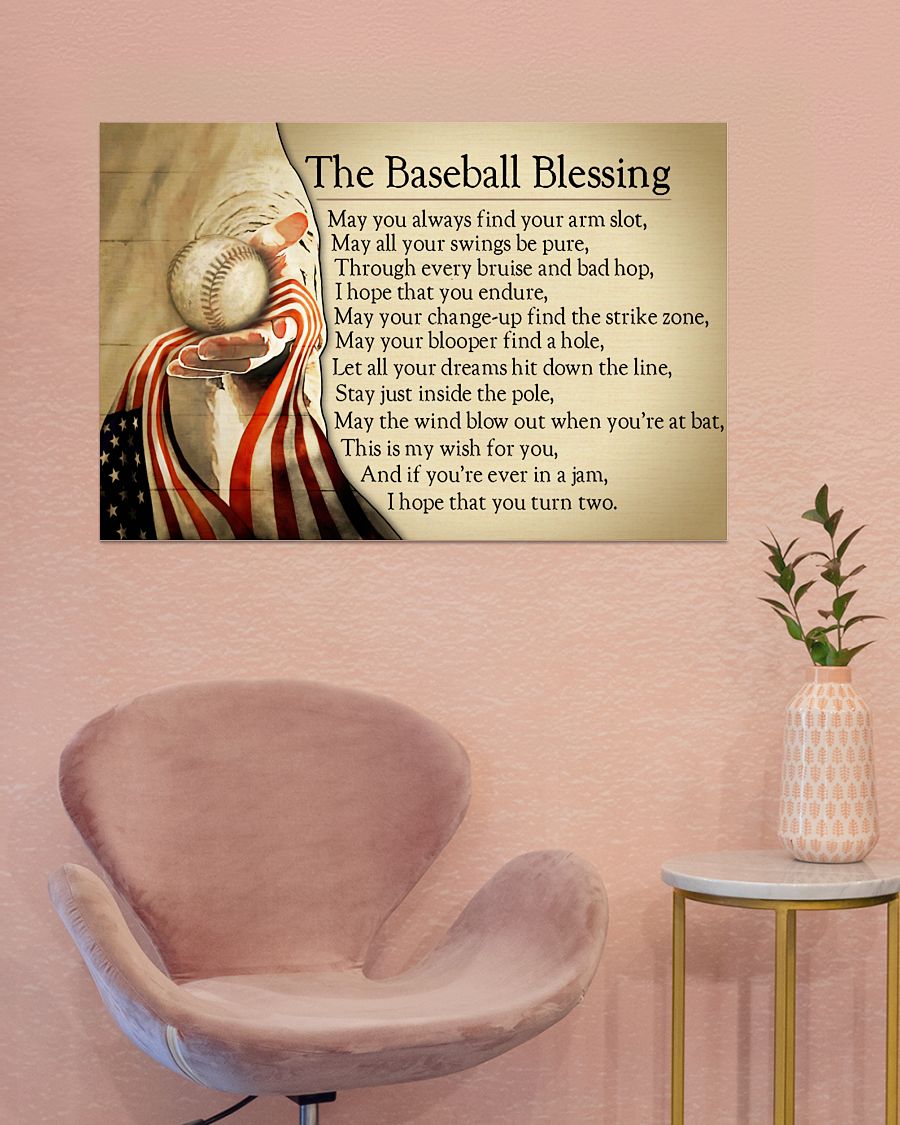 God The Baseball Blessing May You Always Find Your Arm Slot Poster 5 The Baseball Blessing May You Always Find Your Arm Slot Poster3