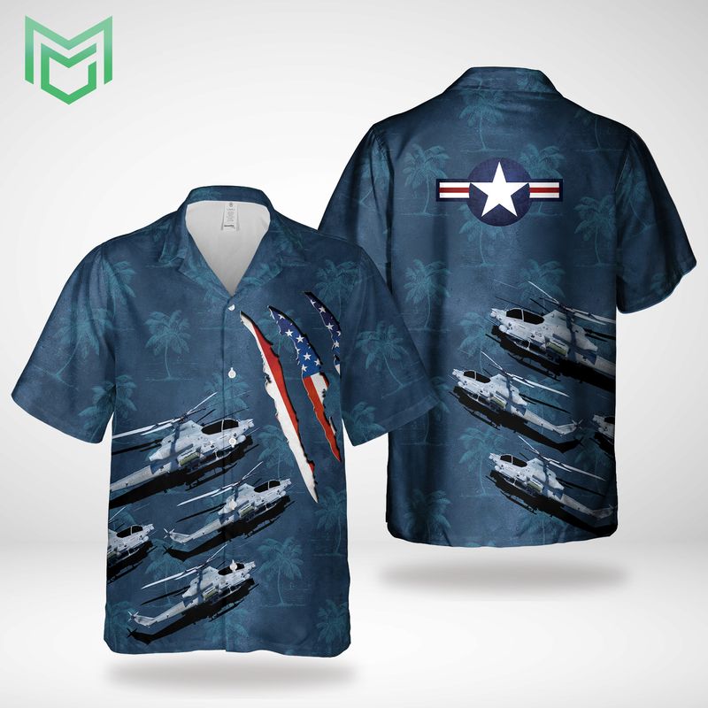 United States Marine Corps Bell AH-1Z Viper Hawaiian Shirt 10 25 United States Marine Corps Bell AH 1Z Viper Hawaiian Shirt 1