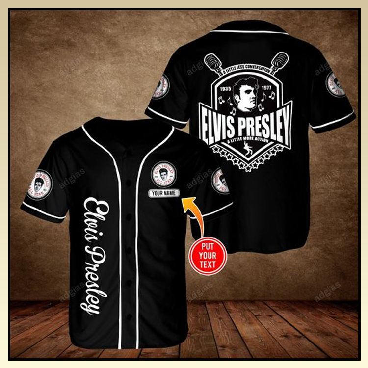 Elvis Presley A Little Less Conversation A Little More Action Custom Text Overprint Jersey – LIMITED EDITION 5 21 Elvis Presley A Little Less Conversation A Little More Action Custom Text Overprint Jersey 3