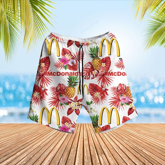 McDonalds Hawaiian Shirt And Short – LIMITED EDITION 3 2 McDonalds Hawaiian Shirt And Short 2