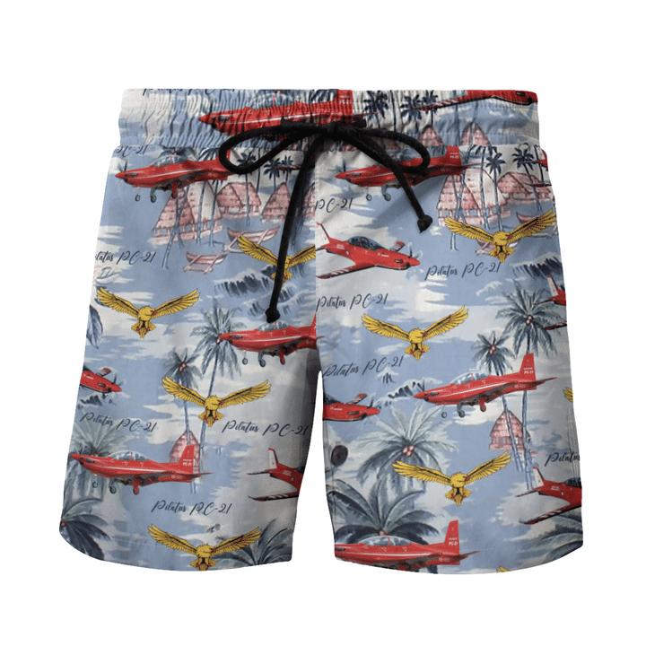 HMAS Pilatus15 PC 21 Australian Royal Air Force Hawaiian Shirt And Short1
