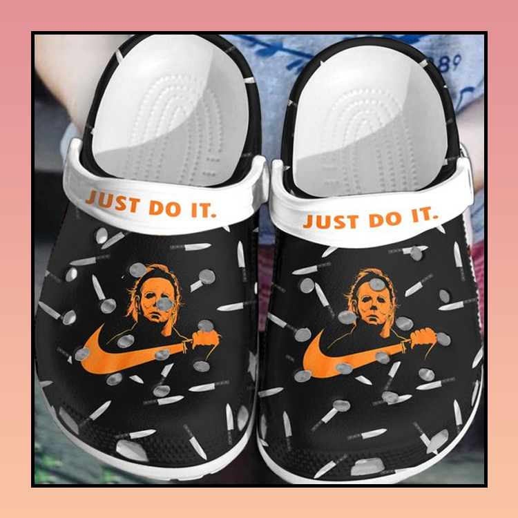 Michael Myers Just Do It Halloween crocs clog crocband 4 24 Michael Myers Just Do It Halloween crocs clog crocband 2