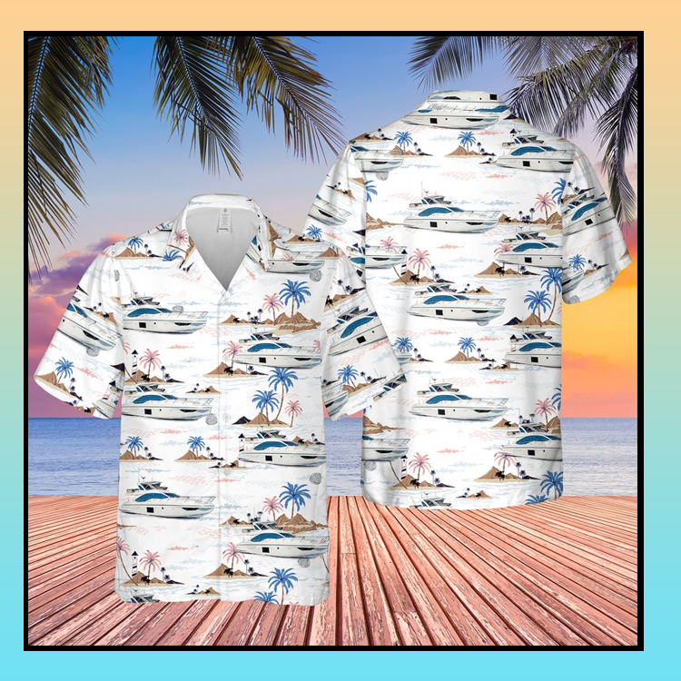 Azimut Yacht USA Hawaiian Shirt And Short - LIMITED EDITION 4 22 Azimut Yacht USA Hawaiian Shirt And Short 1