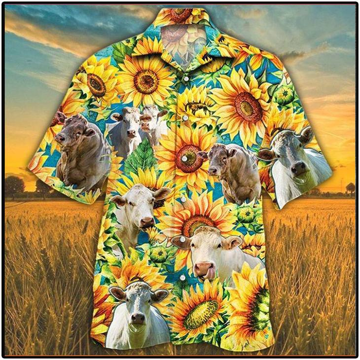 Charolais Cattle Lovers Hawaiian Shirt5 1