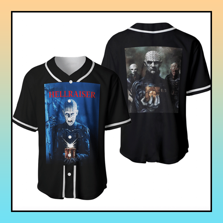 Hell Raiser Baseball Jersey custom name 3 15 Hell Raiser Baseball Jersey custom name 2