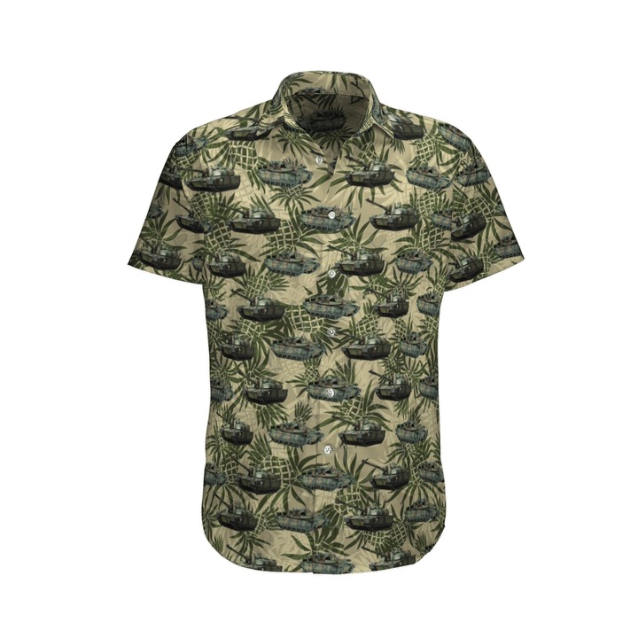 Pineapple Leclerc French Army Hawaiian Shirt And Shorts